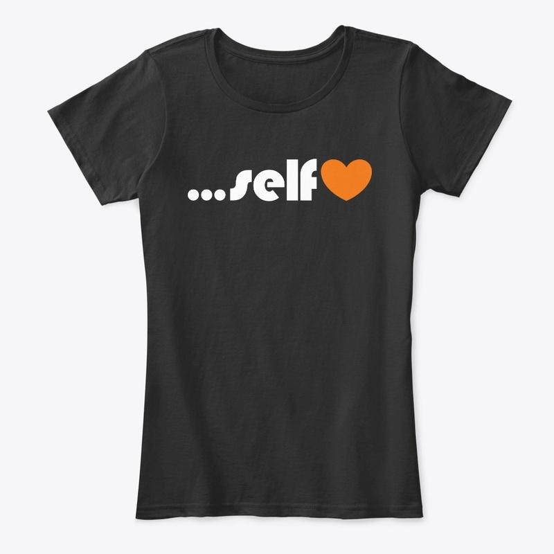 Self Love Tee | Orange Heart