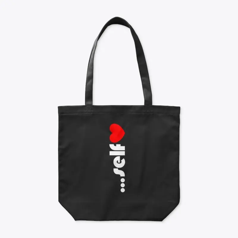 Self Love Organic Tote Bag | Red Heart