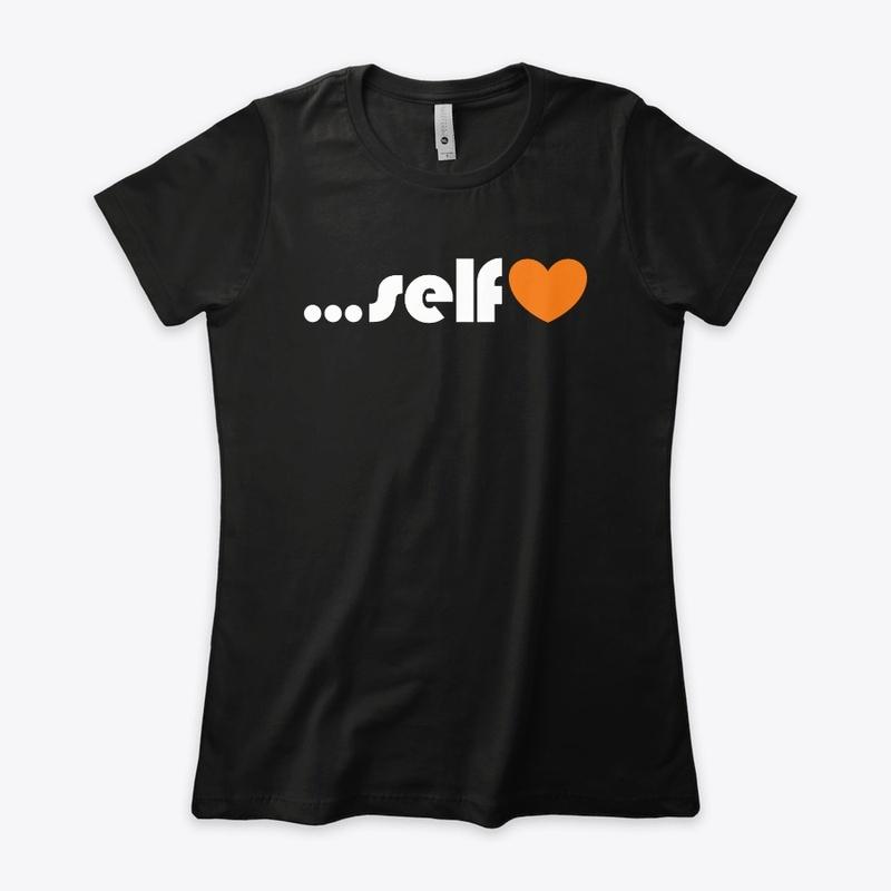 Self Love Tee | Orange Heart