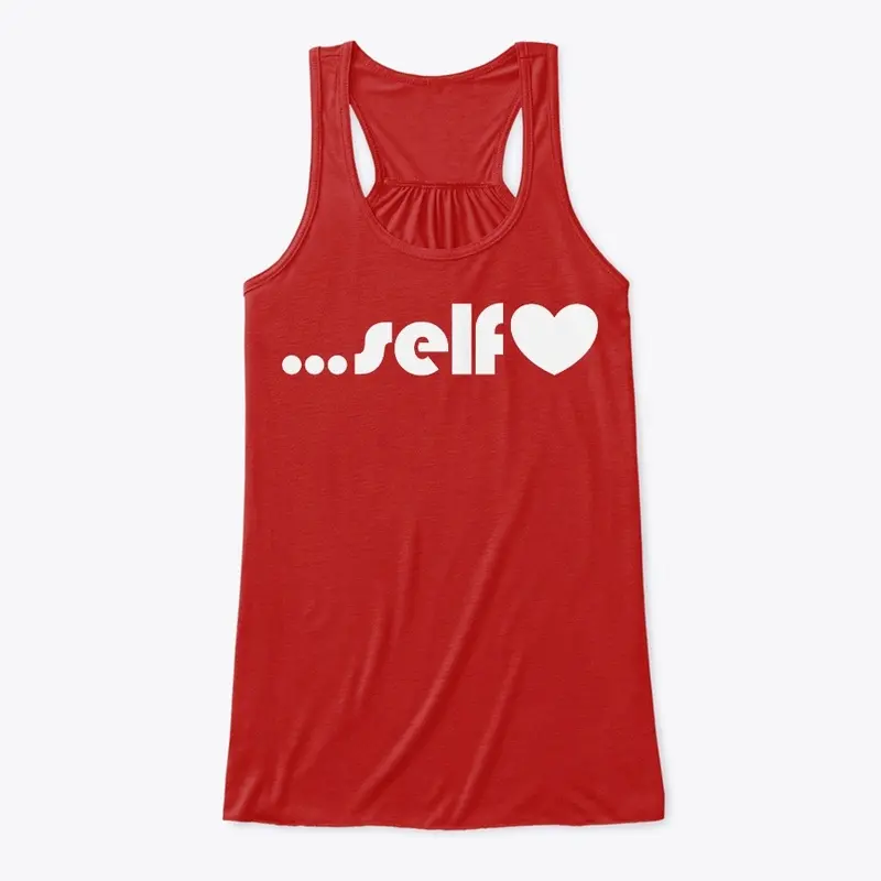 Self Love Tank | White Heart