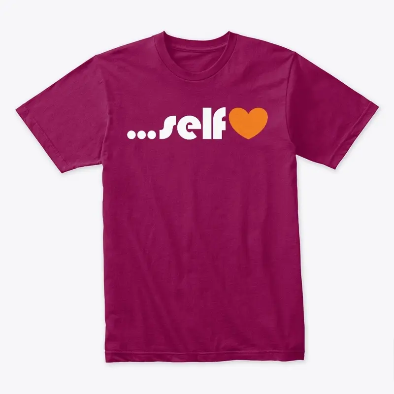 Self Love Tee | Orange Heart